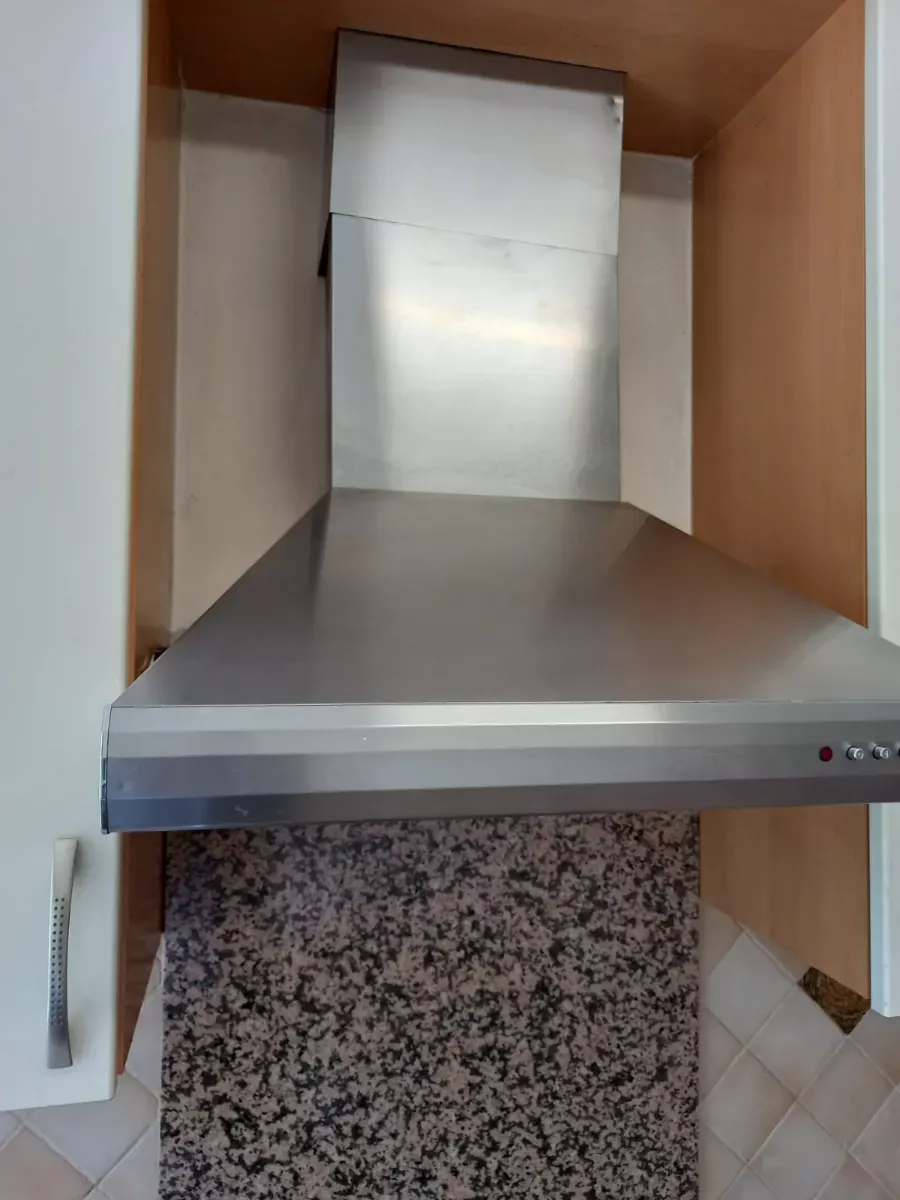 Range hood wiped down, inside and out