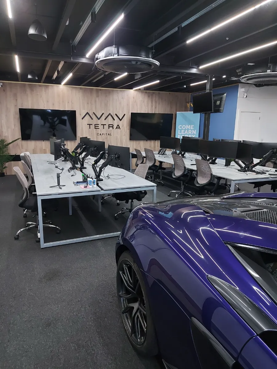 Showroom floor and tables cleaned to a shine