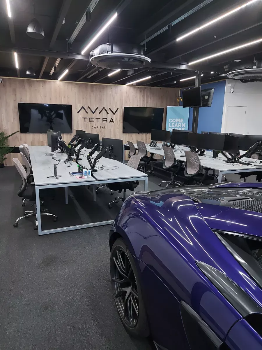 Showroom floor and tables cleaned to a shine