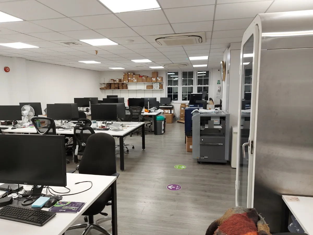 Floors mopped down every aisle